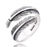Парные кольца из серебра Feather для влюбленных арт. DAO_063
